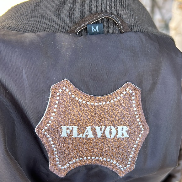 Men’s FLAVOR suede bomber size: medium - Picture 7 of 7